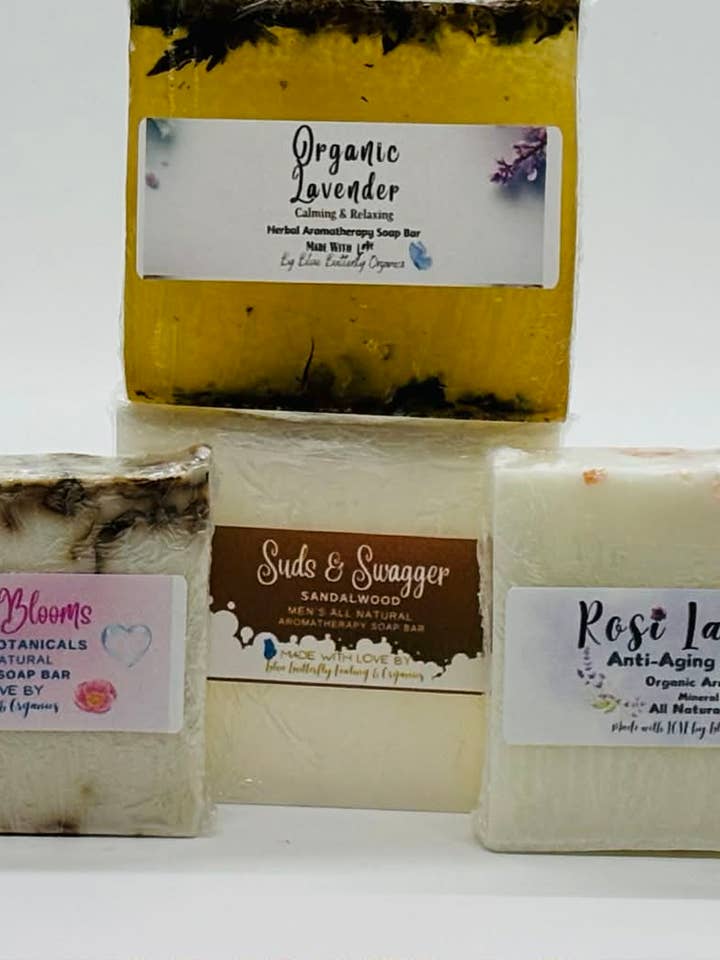 Organic All Natural Aromatherapy Soap Bars for wholesale by Blue Butterfly Healing & Organics LLC