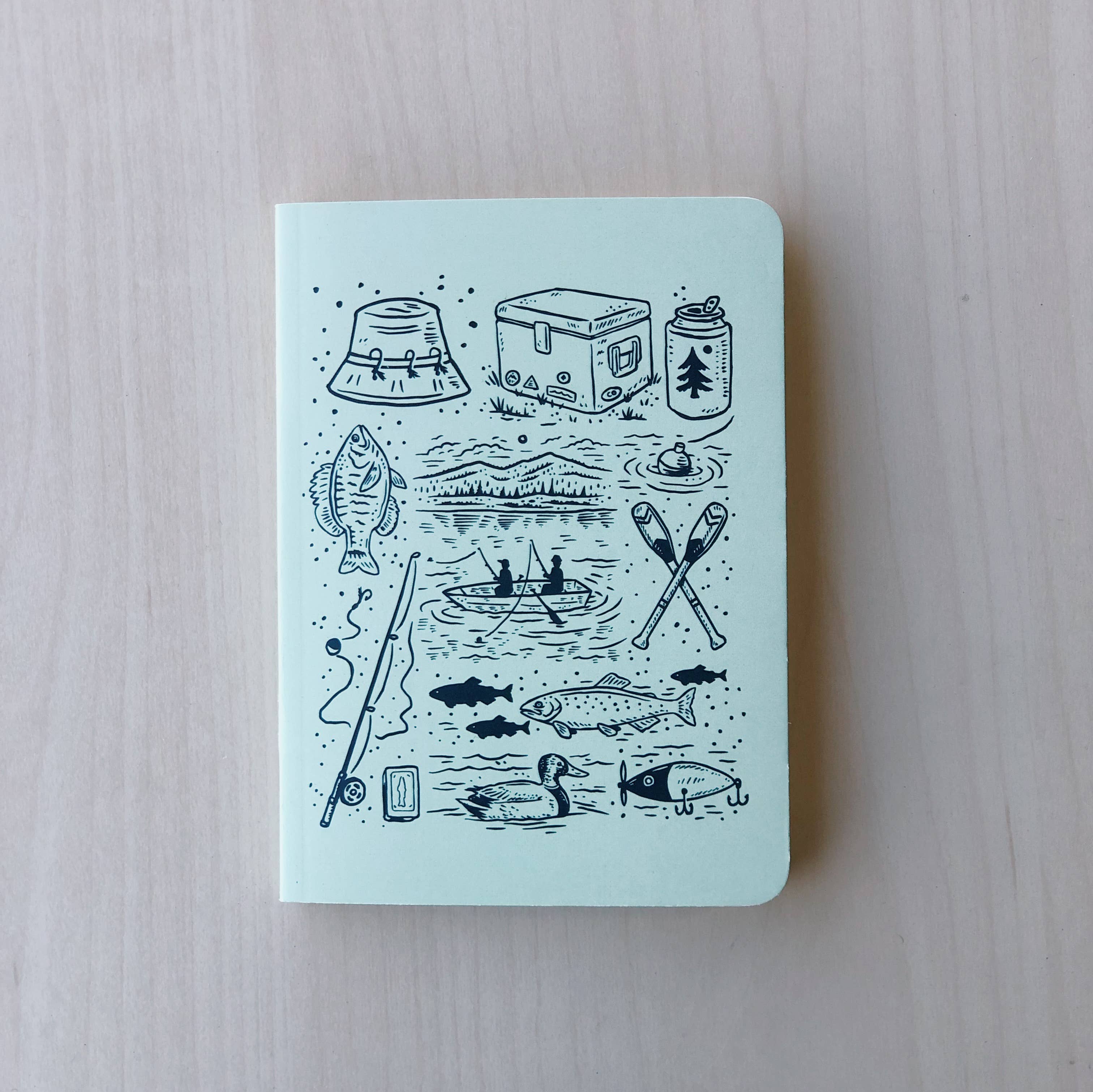 Moore Collection - Wholesale Notebook - Mini Lake Life Notebook1