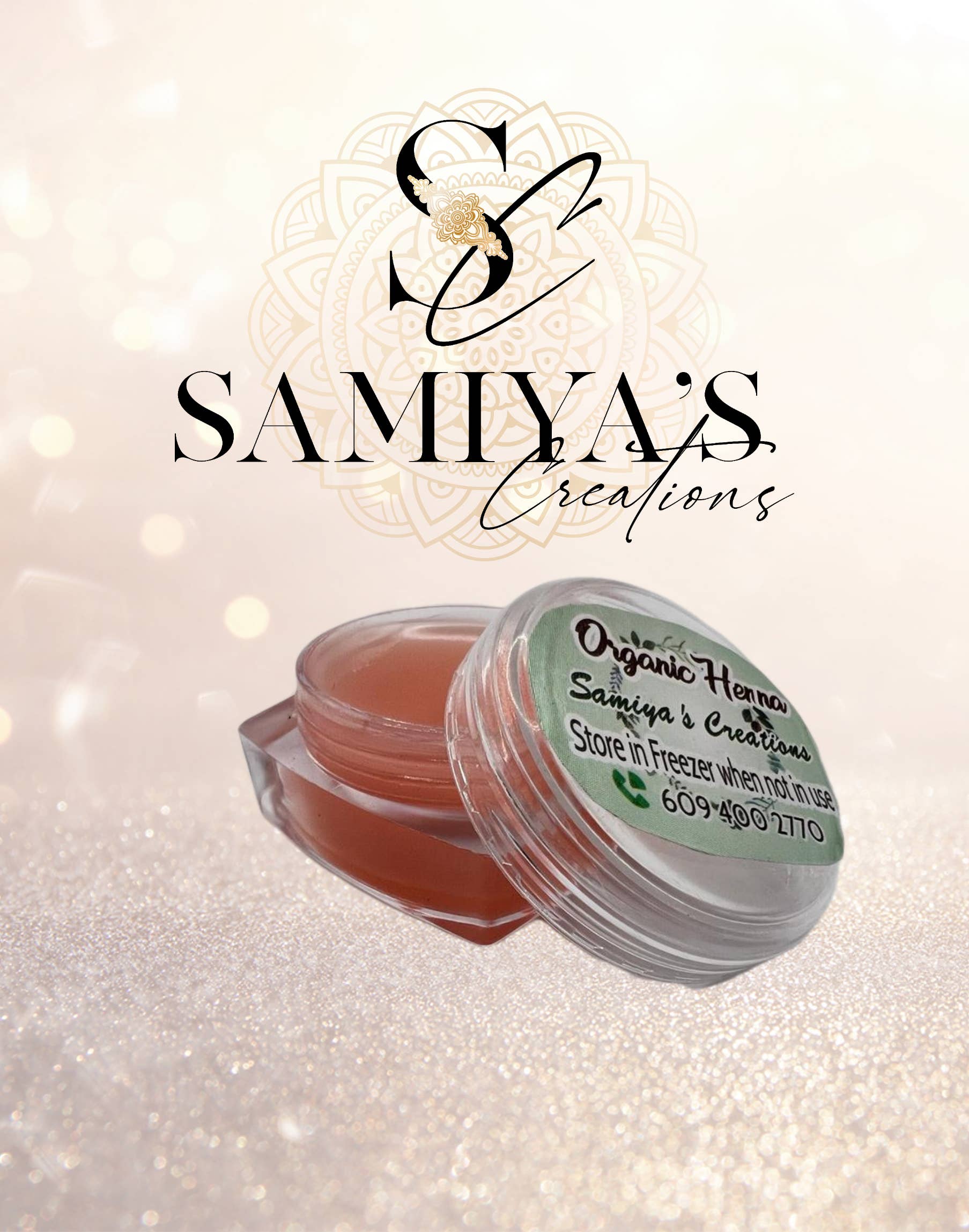 Samiya's Creations - Vente Baume/beurre pour le corps - Baume après-soin au henné