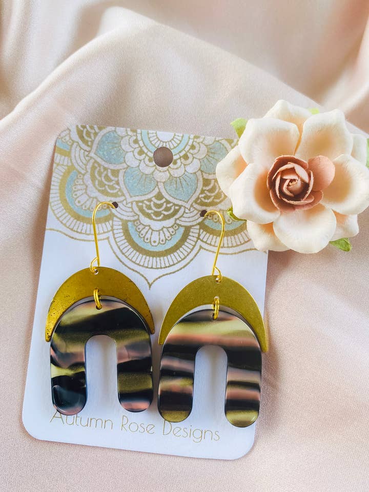 Boho akryl øreringe 11 for engroshandel hos Autumn Rose Designs