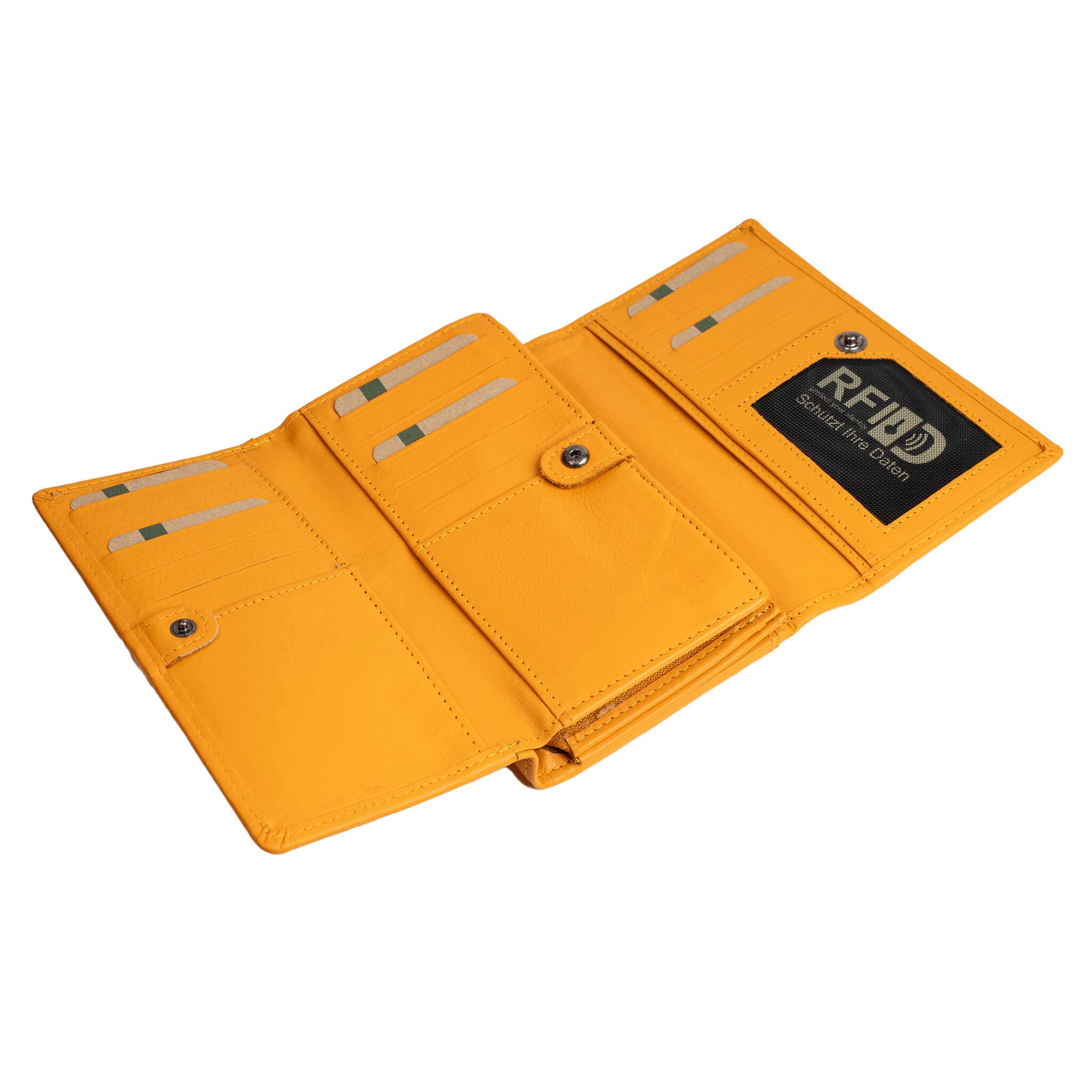 Greenwood - Wholesale Wallet - Women's - Yuki Large Wallet Women Leather Red RFID Protection13