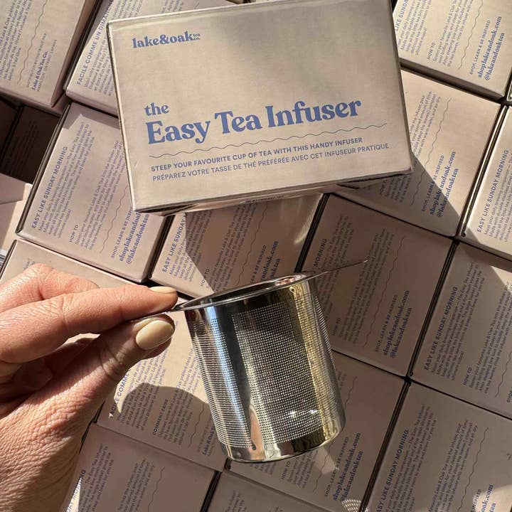 Lake & Oak Tea Co. - Wholesale Tea Strainer/Infuser - The Easy Tea Strainer