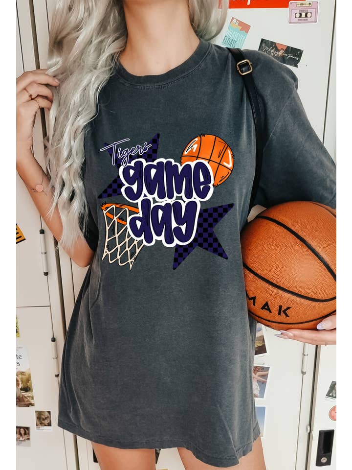 Spirit+Tribe - Wholesale T-Shirt (Graphic) - Women's - CUSTOM GAME DAY BASKETBALL3