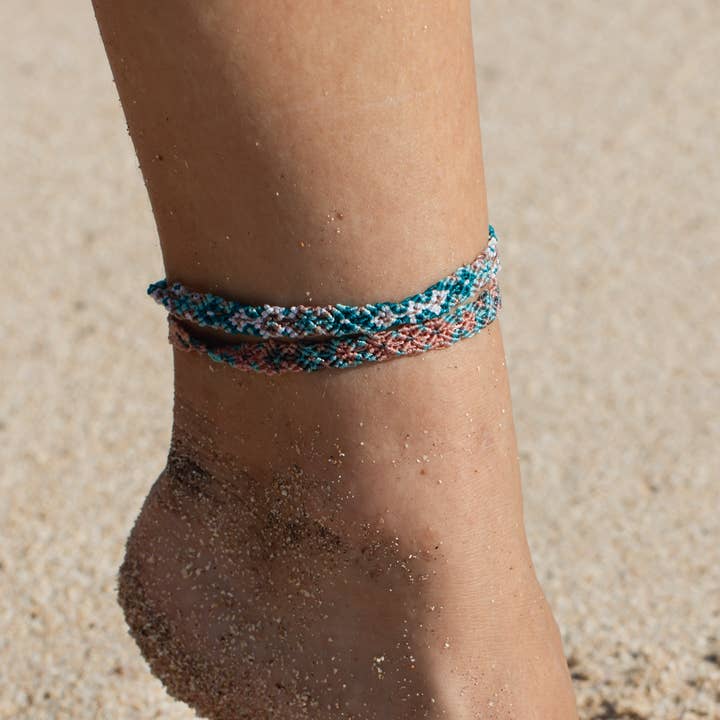 Pineapple Island - Wholesale Anklet - Leme Surf Anklet, Braided Anklet by Pineapple Island