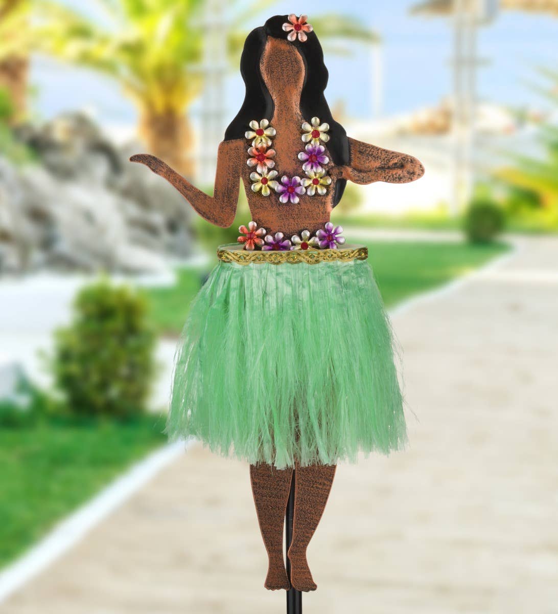 Regal Art & Gift - Wholesale Garden/Lawn Stake - Hula Girl Solar Motion Stake - Makani2