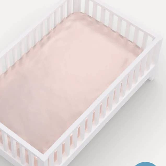 The Big Silk - Wholesale Cot/Crib Sheets - 100% Silk Cot Bed Sheet - Prevent bald spot & soothe eczema