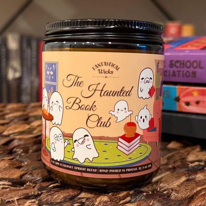 The Haunted Book Club | 7 oz for wholesale by Fantastical Wicks