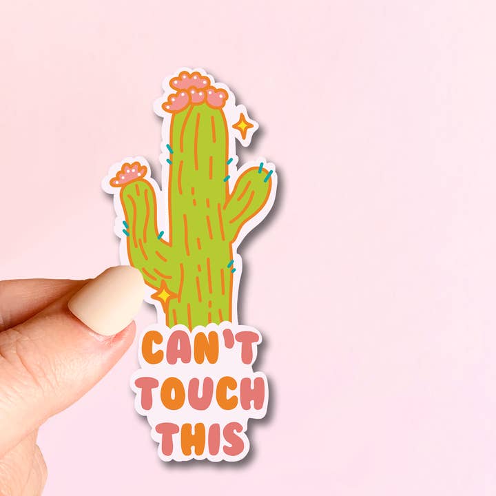 Kannst das nicht anfassen Aufkleber 3,5" für den Großhandel von Peachy Keen by Design Co