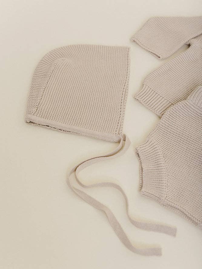 Hazelnut Knit Bonnet for wholesale by Dandillie