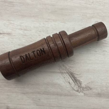 Hazel Grove Customs - Wholesale Decorative Tabletop Object - Engraved Duck Call, Duck Hunter, Personalized Wood Duck Call