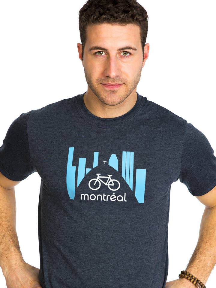 T-shirt MTL Bike da uomo in cotone biologico per la vendita all'ingrosso da parte di PLB Design