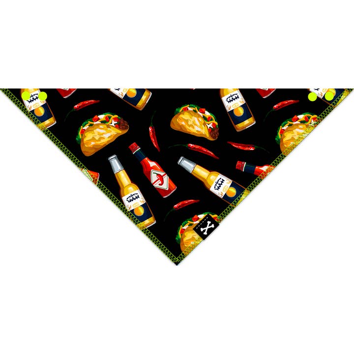 Tacos & Ronas Taco Tuesday Chien Bandana pour la vente par Bad Service Dogs