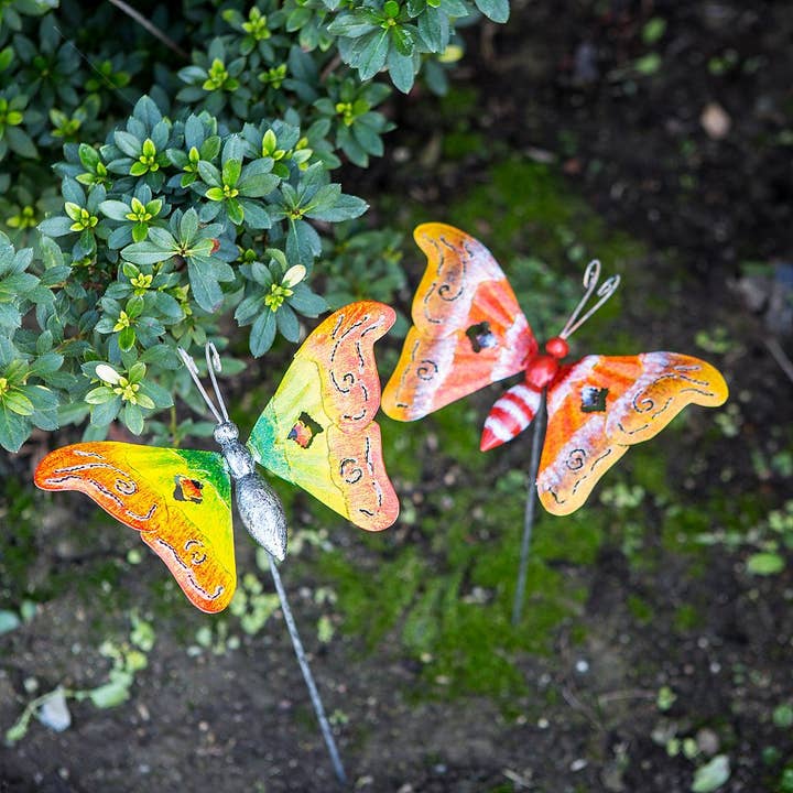 Garden Age Supply - Wholesale Garden/Lawn Stake - Butterfly Garden Stakes - Metal