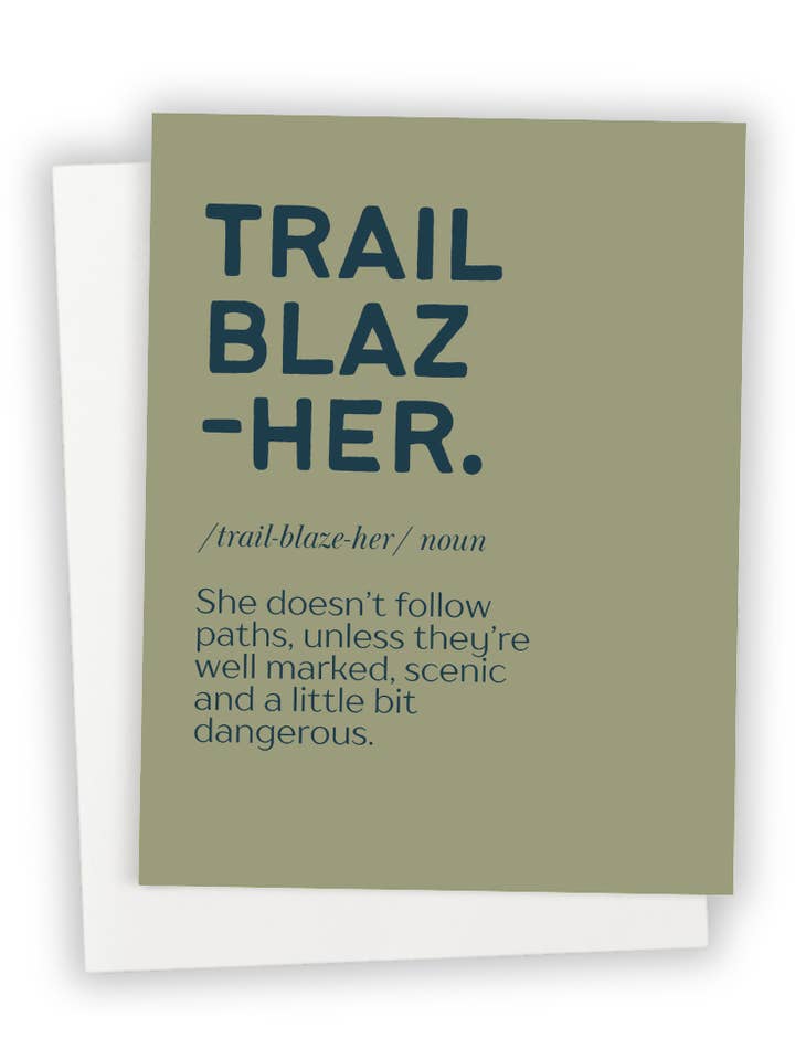 Trailblaz-her for wholesale by Send It Greeting Cards