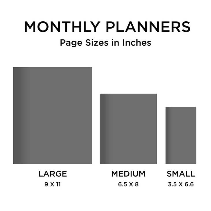 2024 Extra Large Monthly Planner