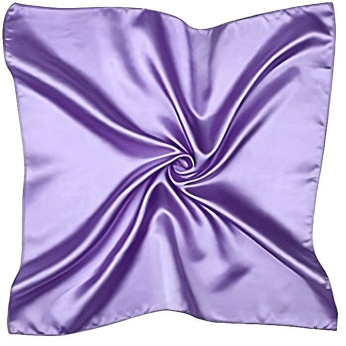 Diacly - Wholesale Scarf - Women's - Solid Color Silky Satin Square Scarf15