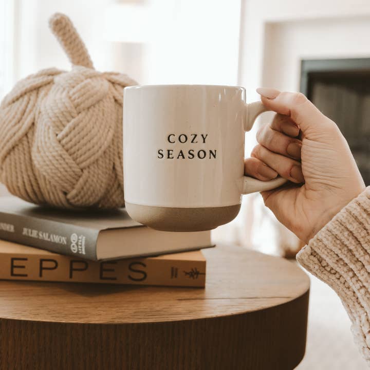 Sweet Water Decor - Wholesale Coffee Mug - Cozy Season Stoneware Coffee Mug - Fall Decor & Gifts