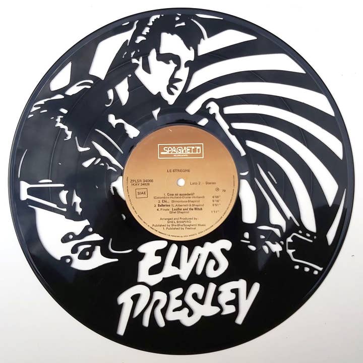 Platenkunst op vinyl - Elvis Presley voor wholesale door Broken Record