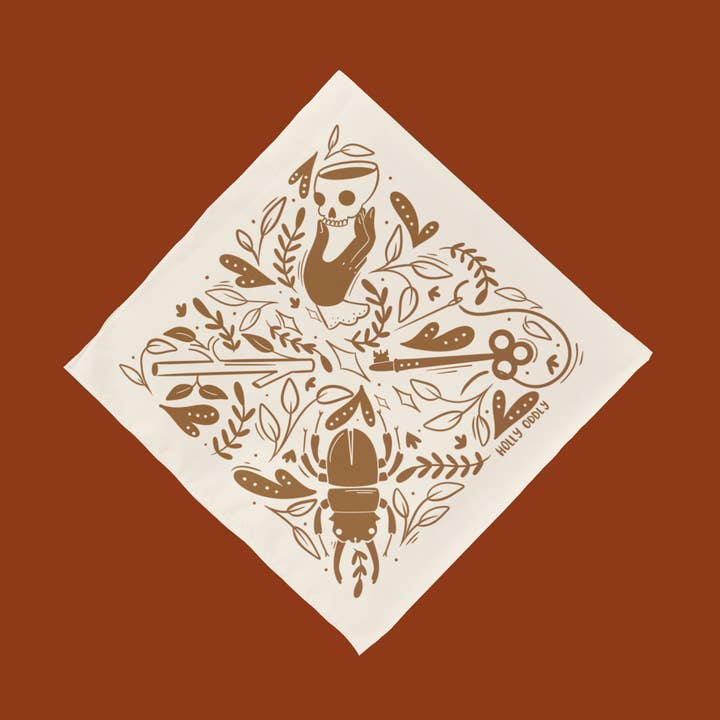 Bandana Tarot Cloth for wholesale by Holly L'Oiseau