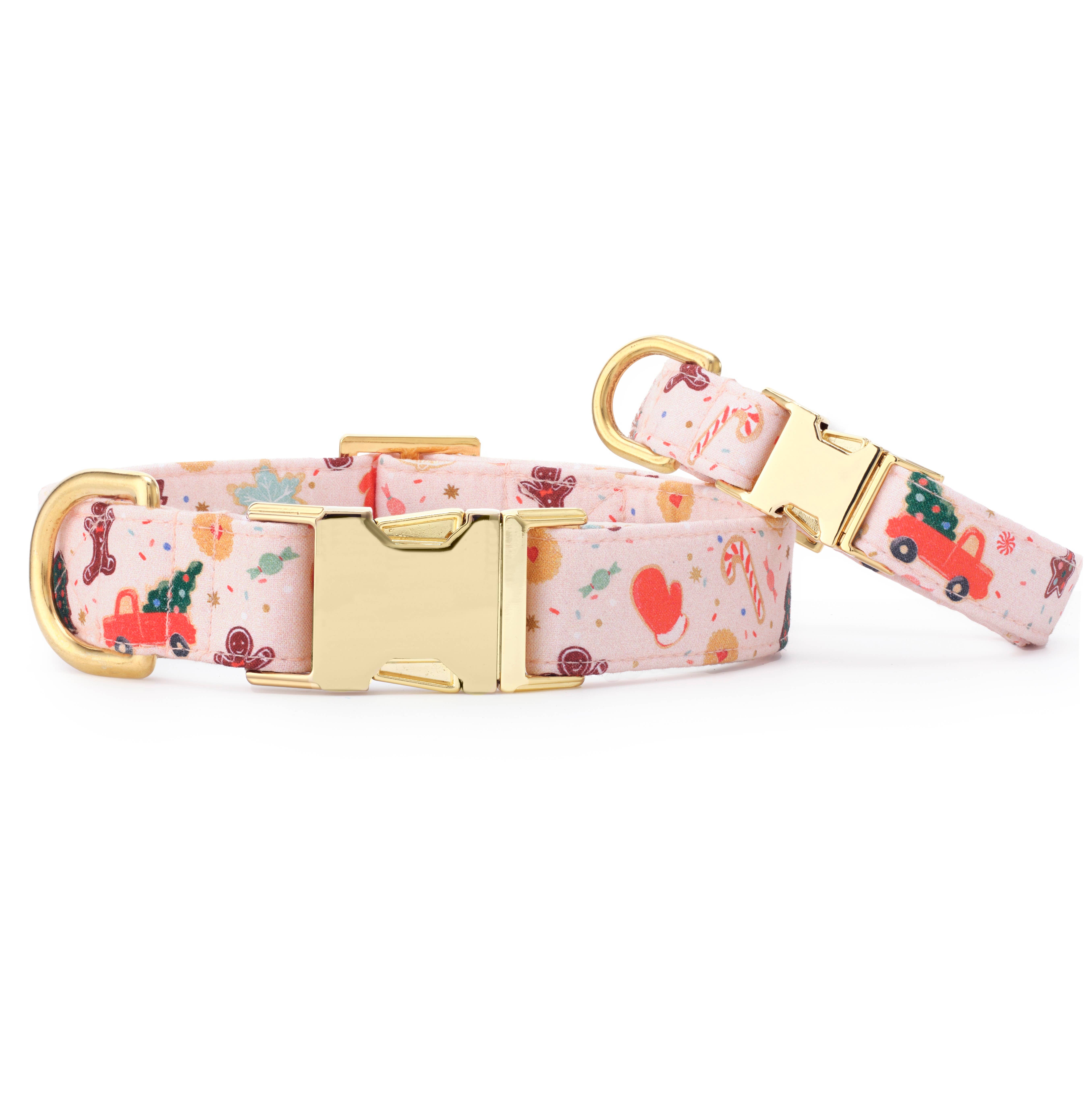 The Foggy Dog - Wholesale Pet Collar - Dog - Rifle Paper Co. x TFD Holiday Cookies Dog Collar2