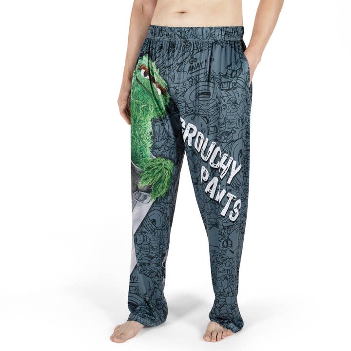 BRIEF INSANITY - Wholesale Lounge Sweatpants/Joggers - Kids - Sesame Street Oscar The Grouch Lounge Pants