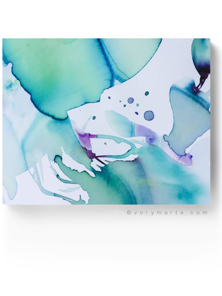 Stampe d'Arte Botanica da Parete Astratte Flora Pianta Acquerello Carta & Tela | Fevra per la vendita all'ingrosso da parte di Marta Spendowska