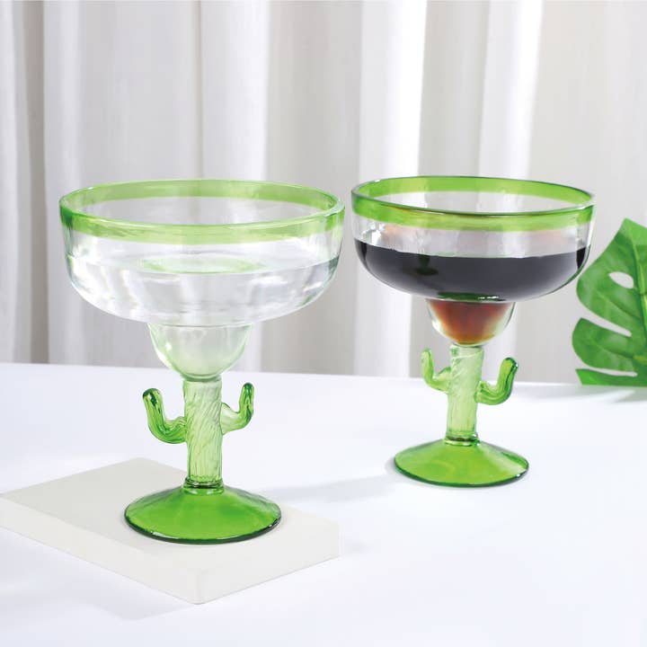Supreme Housewares - Wholesale Cocktail/Liquor Glass - Cactus Acrylic 18 oz. Margarita Glass