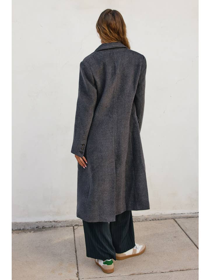 Dress Forum - Vente Manteau – femme - Manteau long en laine doux13