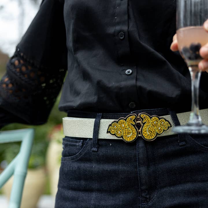 Love, Ceil – wholesale Belt – Women's – “Cobra Kaa” Belt and Buckle Set