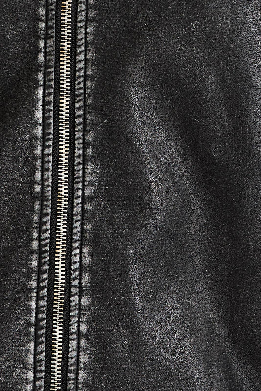 WASHED FAUX LEATHER BOMBER JACKET for wholesale on Faire9