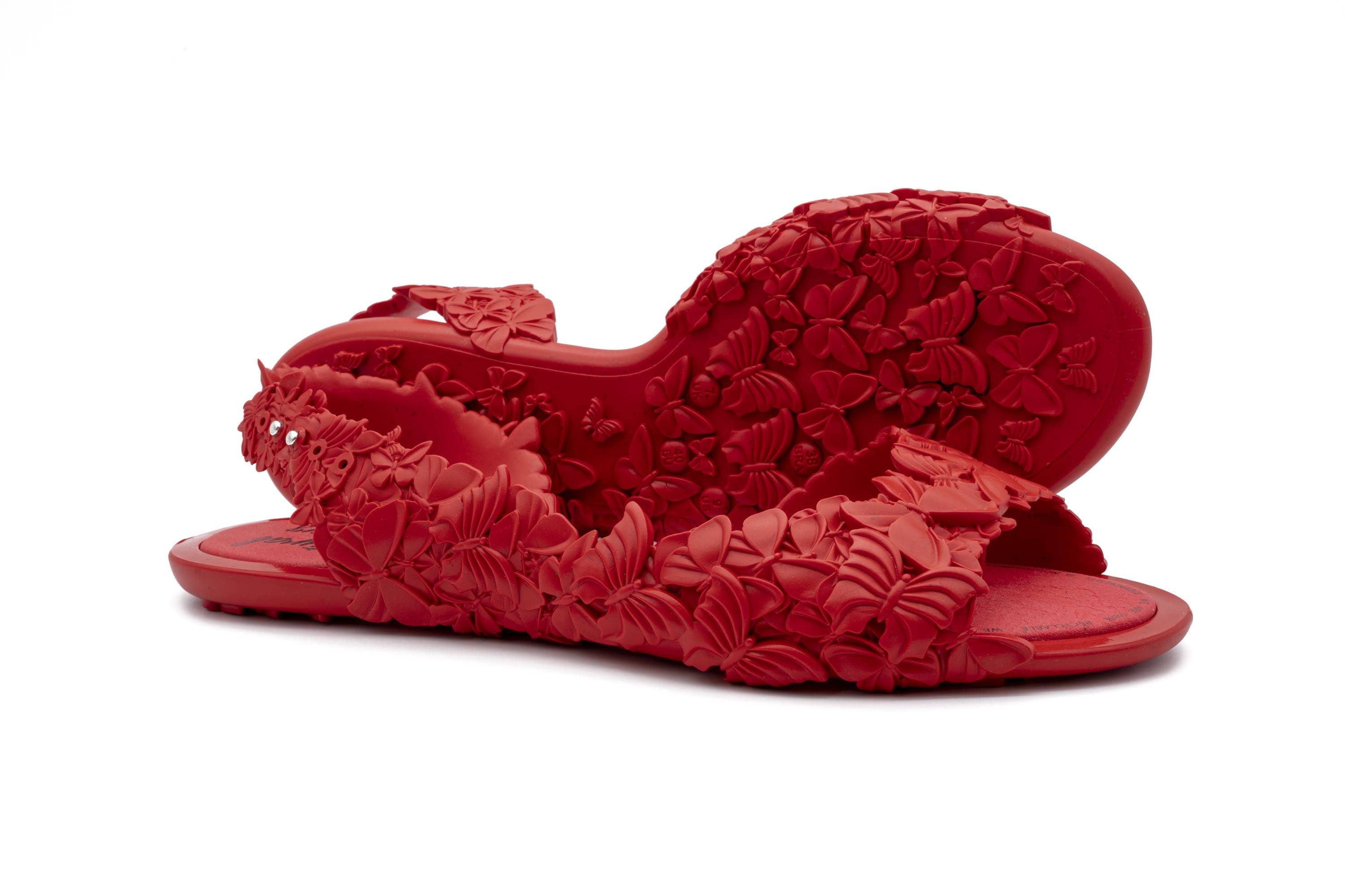 Sunies - Wholesale Sandals - Women's - FLEXI Butterfly Red1