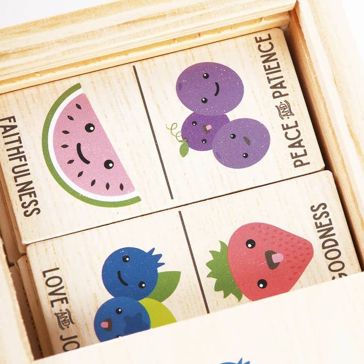 Swanson Christian Products - Wholesale Wood Toy - Kids - Wood Dominos - Fruit Of The Spirit6
