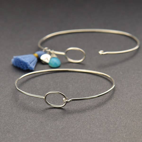 Nina Designs - Wholesale Charm/Dangle Bracelet - Silver or Bronze Hook and Eye Closure Charm Bracelet3