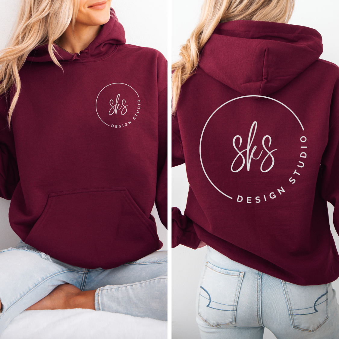 SKS Design Studio - Wholesale Hoodie - Unisex - CUSTOM LOGO | Unisex Hoodie Sweatshirt [GILDAN]53