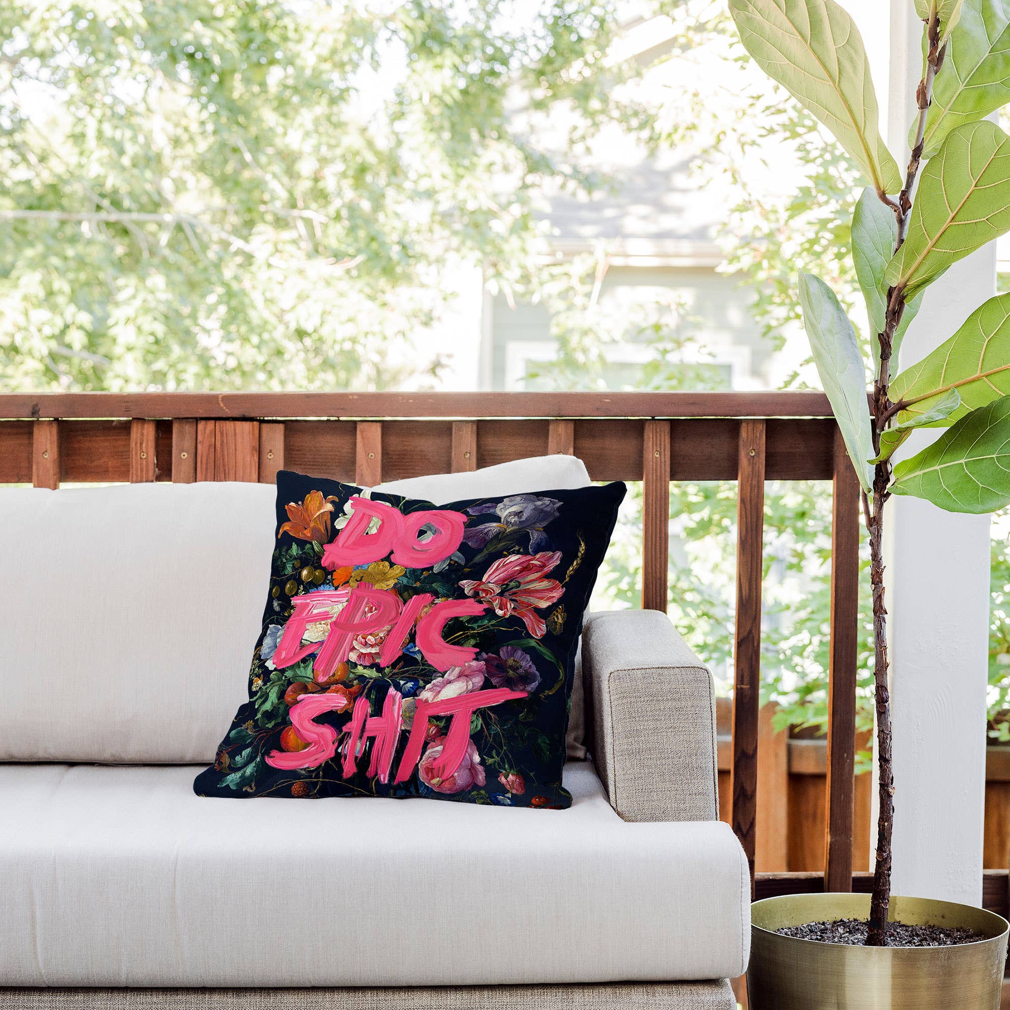 Deny Designs - Wholesale Throw/Decorative Pillow - Jonas Loose Do Epic Shit Throw Pillow4