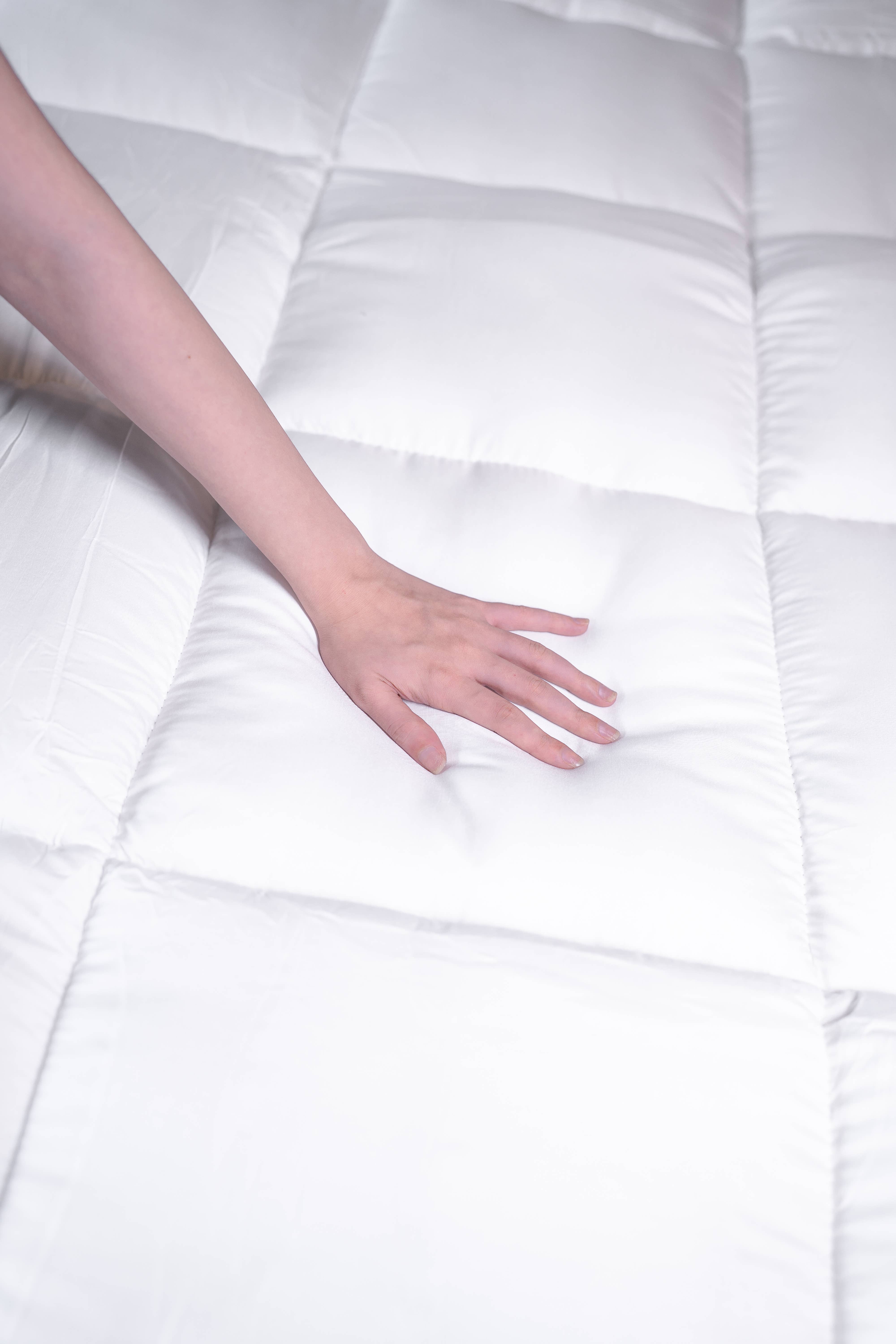 Orimono Elegance - Vendita all'ingrosso Coprimaterassi/Protezioni materasso - Ortopedico topper materasso con imbottitura spessa da 10 cm | Lusso morbido e confortevole7