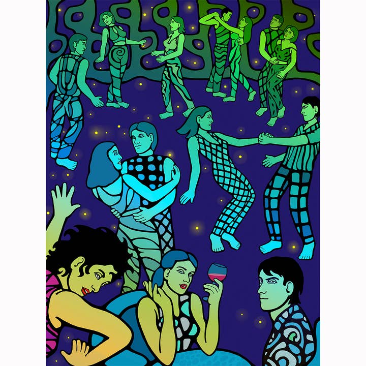 Let's Dance — Epic 5-Foot Canvas for wholesale by Carolyn Ferris Art