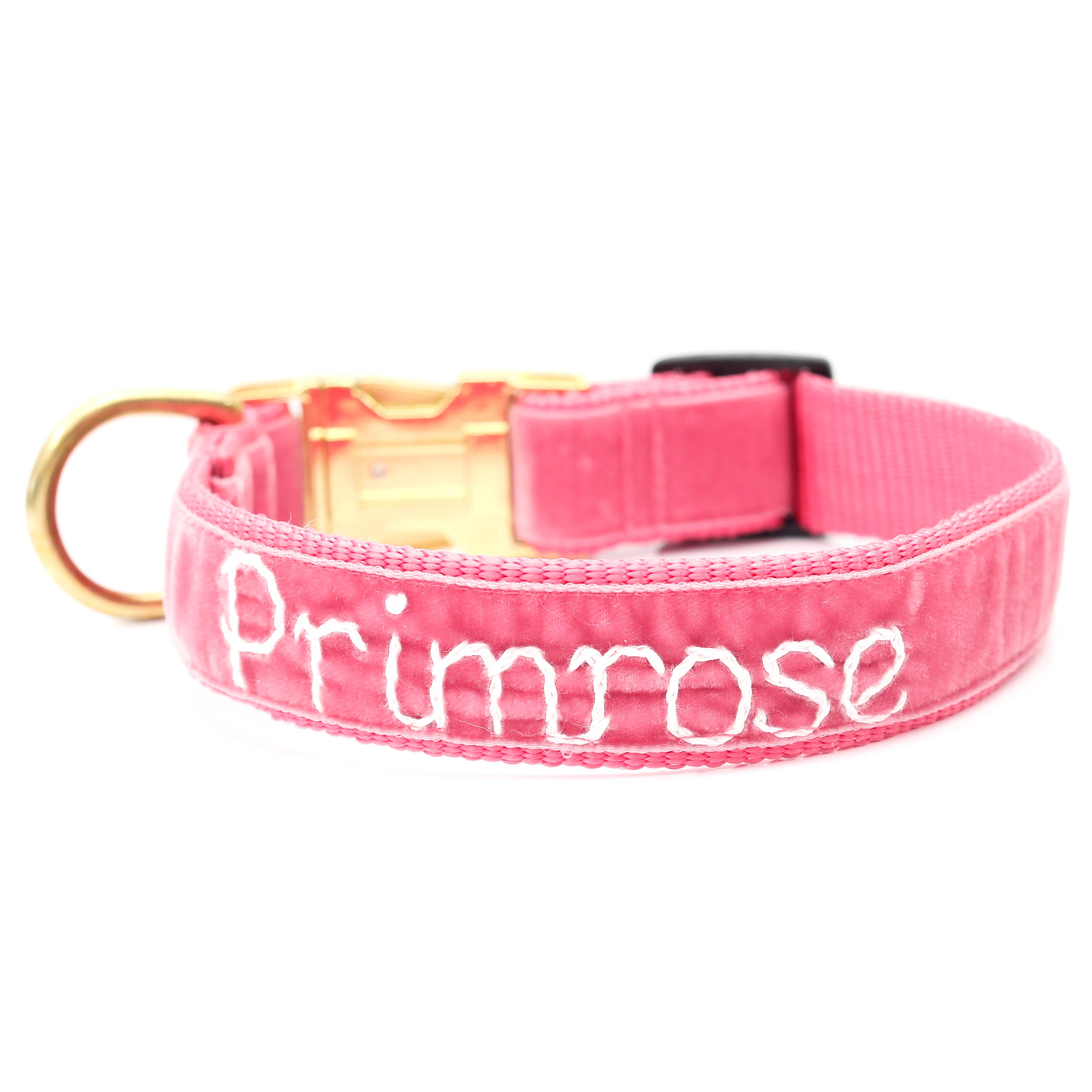 Mimi Green - Wholesale Pet Collar - Dog - Hand Embroidered Dog Collar Personalized w/ Dogs Name8