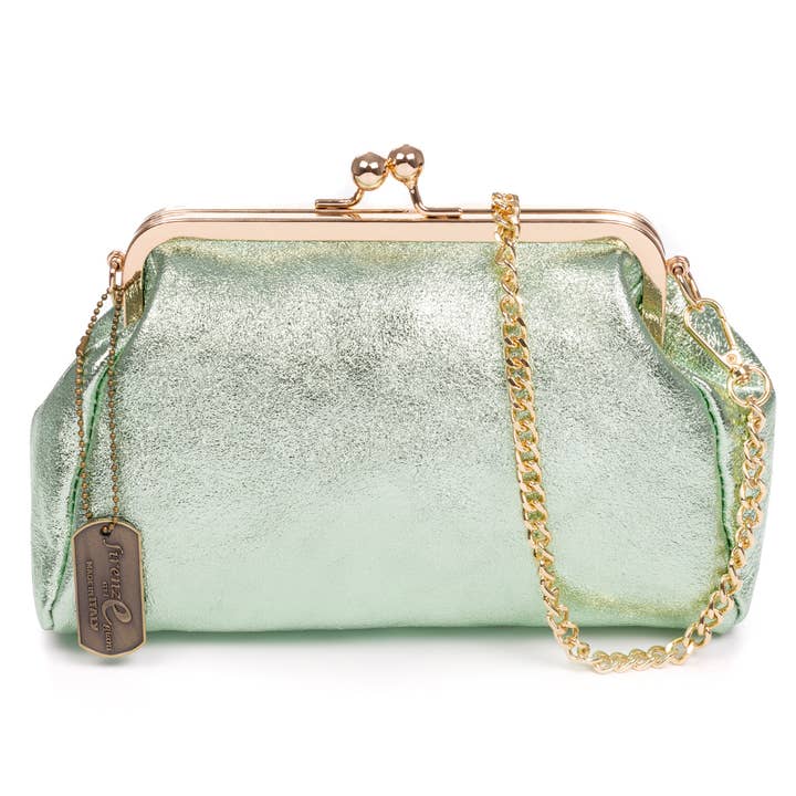 Ambivere handbag Woman. Genuine lacquered suede leather. for wholesale by FIRENZE ARTEGIANI