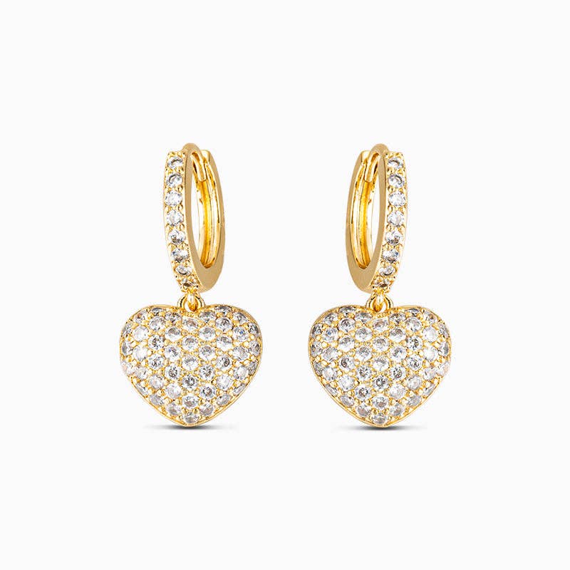 Verano Hill - Wholesale Dangle Earrings - The Hills Heart Pendant Earrings0