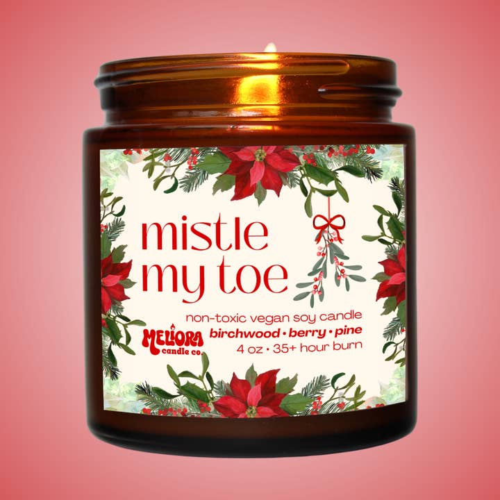 MISTLE MY TOE for wholesale by Meliora Candle Company