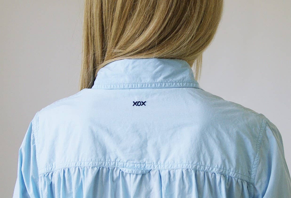 Who's Charlie - Vendita all'ingrosso Camicia button down - Donna - Camicia oversize in cotone Riley8