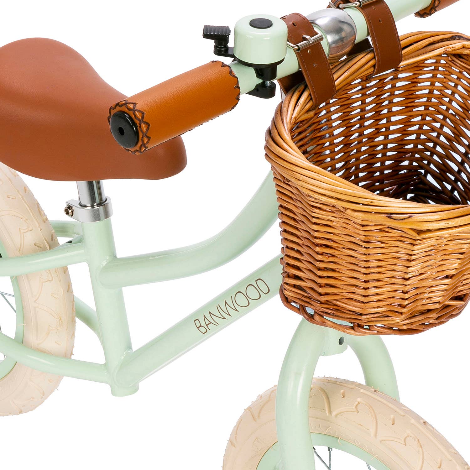 Banwood Inc - Vente Vélo et trottinette – enfant - BANWOOD DRAISIENNE FIRST GO VINTAGE - MENTHE PÂLE8