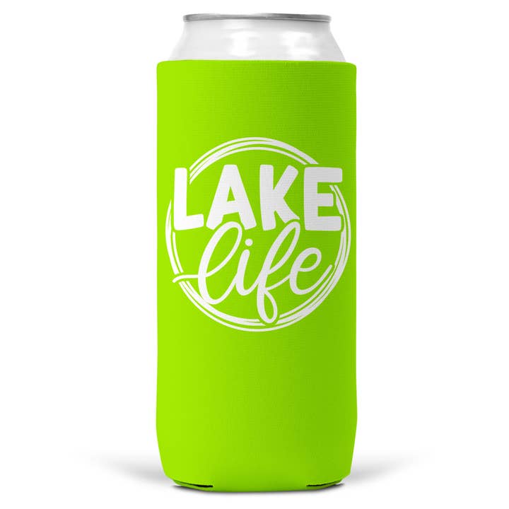 Wi-Wear - Wholesale Drink Huggers & Koozies - Lake Life SLIM CAN Coozie / Koozie for 12 Oz Slim Can7