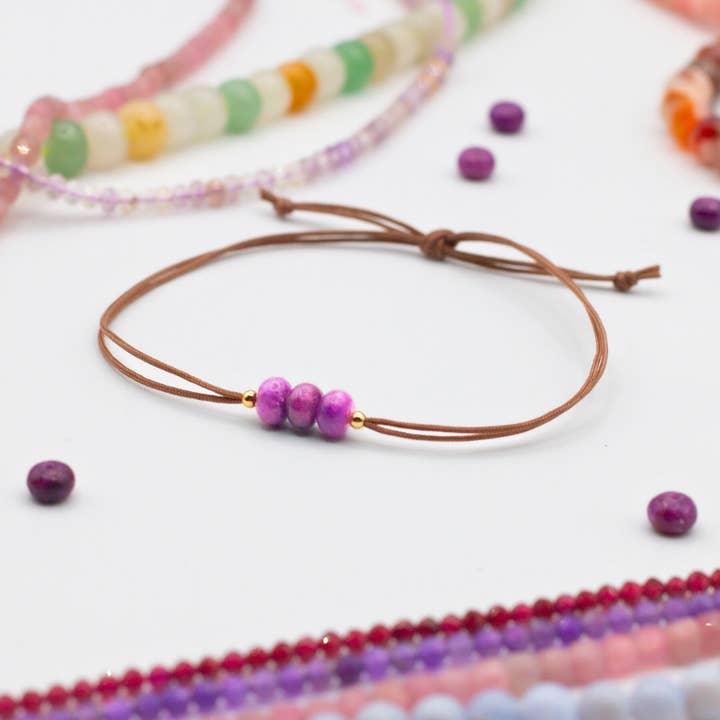 Not Today Anxiety Lepidolite Bracelet for wholesale by MaeMae Jewelry