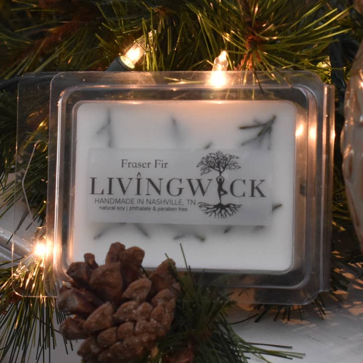 Fraser Fir - Hand Poured Soy Wax Melt - 3.5oz for wholesale by LIVINGWICK