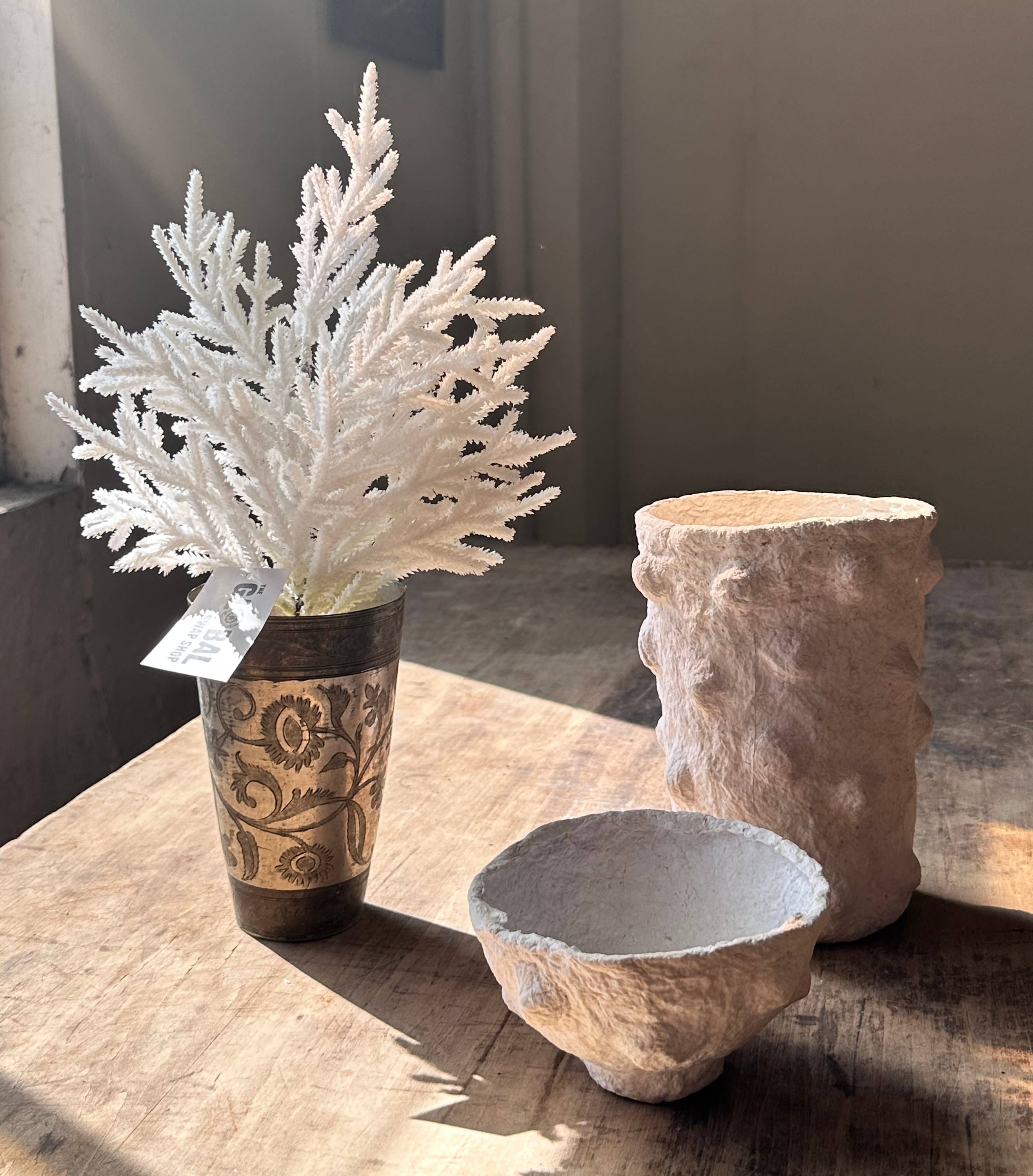 The Global Swap Shop - Wholesale Vase - Cotton Mache Decorative Pot2