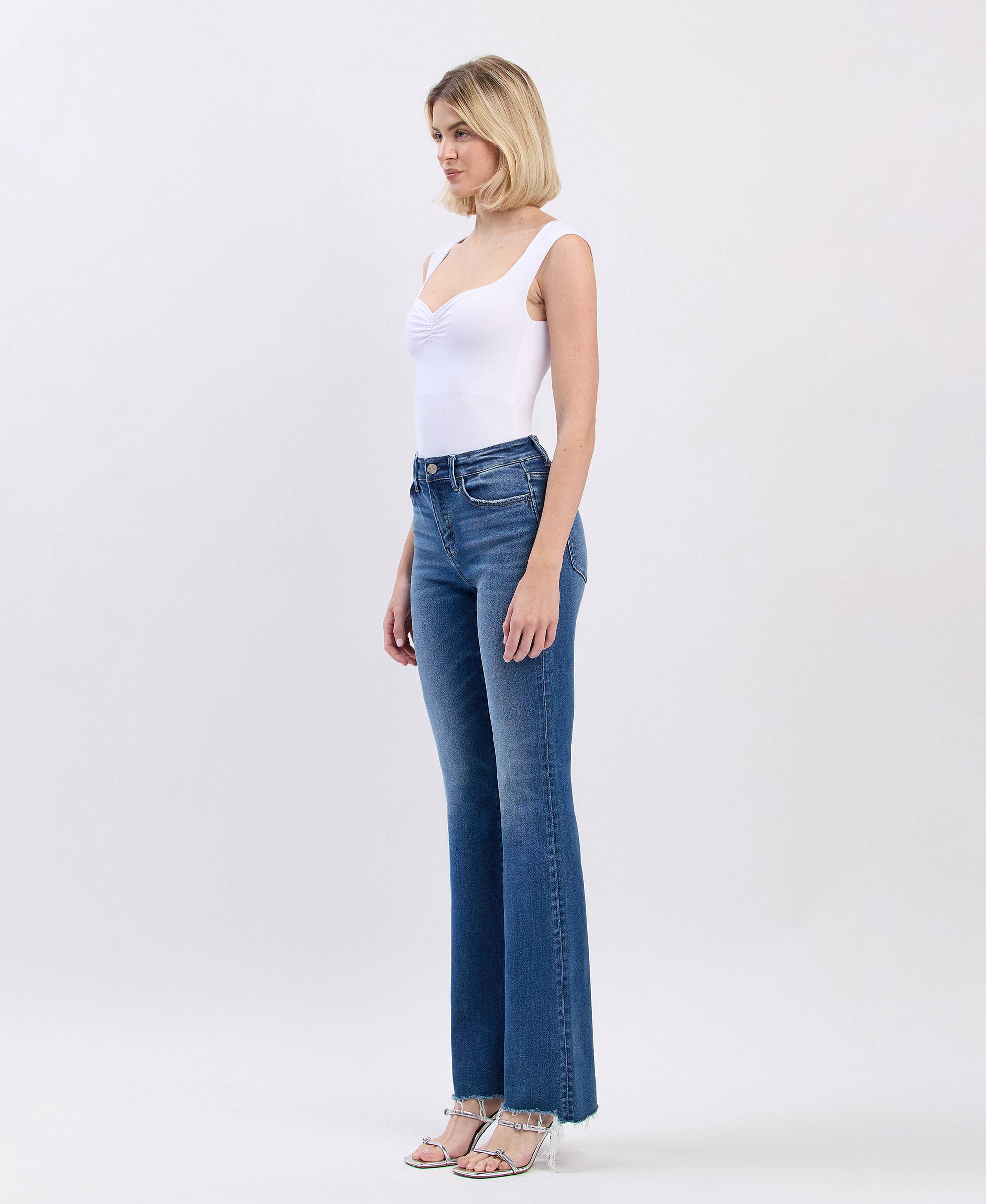ACCURATE HIGH RISE BOOTCUT JEANS LV1605 for wholesale on Faire9
