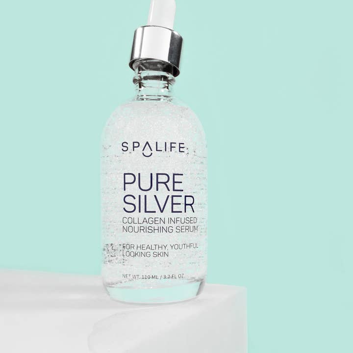 My Spa Life - Wholesale Facial Serum/Concentrate - Pure Silver Infused Nourishing Serum- Collagen Infused