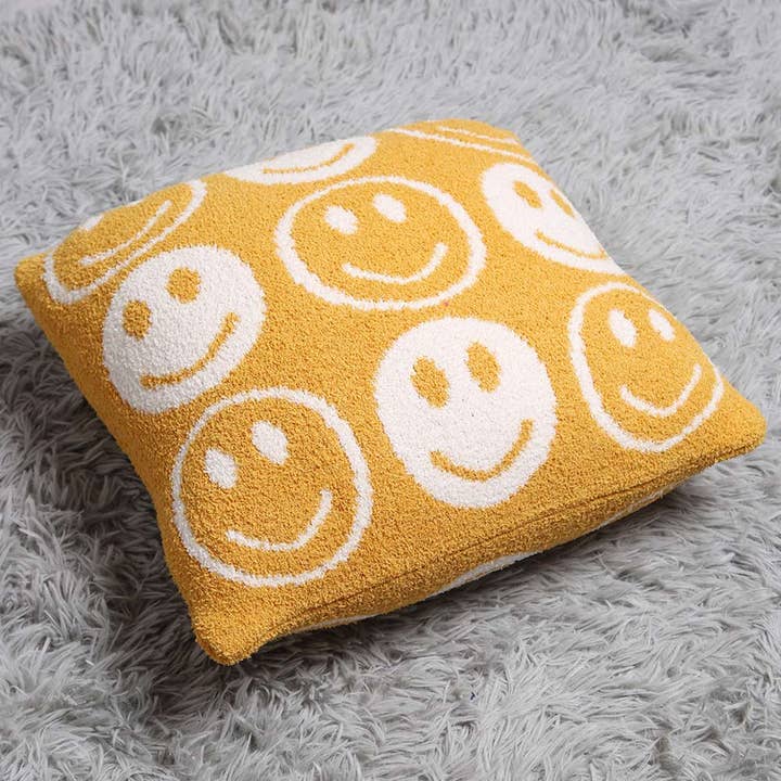 Sensibling Corp. - Vendita all'ingrosso Fodera cuscino decorativo - Copricuscino con Motivo Sorriso10